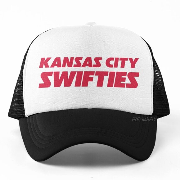 Other - Kansas City Swifties Foam Trucker Hat Mesh Snapback Cap Black/White